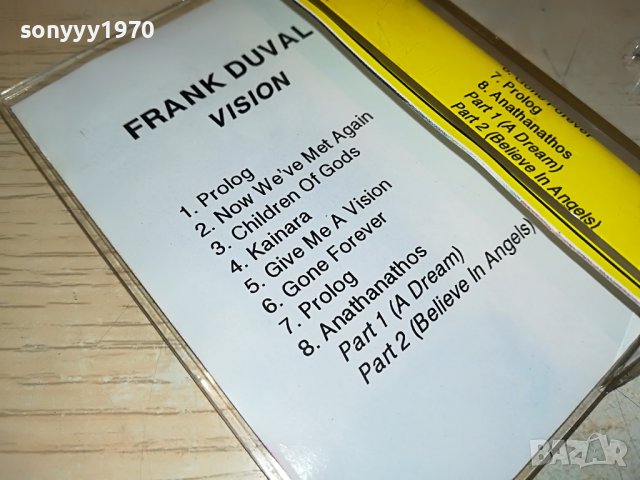 FRANK DUVAL-КАСЕТА 0305221927, снимка 9 - Аудио касети - 36648004