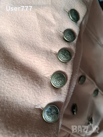 Ново елегантно палто с ефектни копчета, снимка 3 - Палта, манта - 48164616