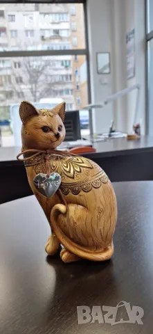 Нова Статуетка Котка Декорация Коте 25см, снимка 7 - Статуетки - 49496038