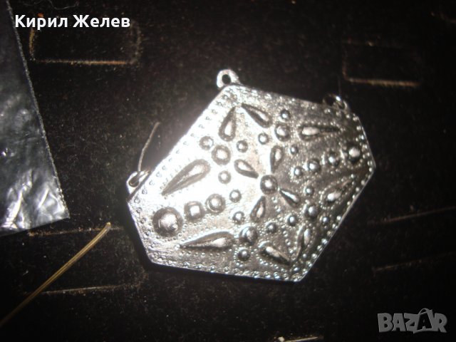ЕТНО-АРТ СРЕБРИСТА ОРНАМЕНТИРАНА БРОШКА 5163, снимка 8 - Други - 31230600