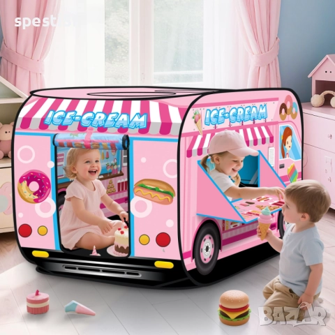 Детска Палатка за Игра Сладоледен Камион - КОД 4779, снимка 4 - Други - 52530708