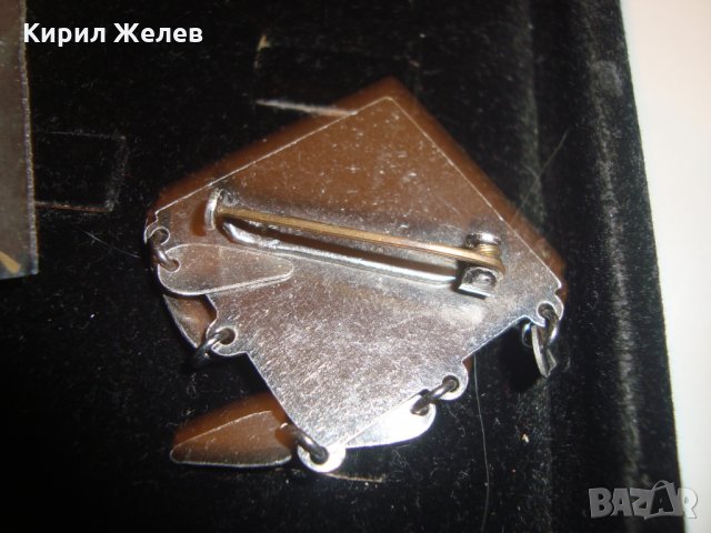 СРЕБРИСТА ВЪЗРОЖДЕНСКИ СТИЛ РЕТРО АРТ БРОШКА 4102, снимка 3 - Други - 30555083