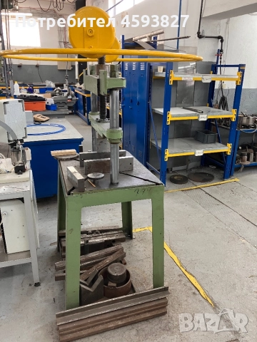 Винтова ръчна преса, снимка 2 - Други машини и части - 51706349