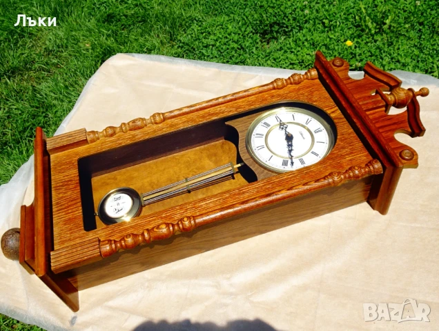 Немски стенен часовник с махало,гонгове. , снимка 14 - Антикварни и старинни предмети - 50747129