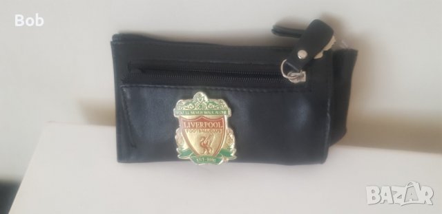 Liverpool кожено фенско портмоне ключове /оригинално /15х12 ест кожа разпродава 1/3, снимка 3 - Фен артикули - 37330036