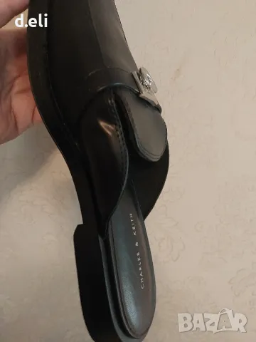 Charles&Keith Size 40 Еко Кожа. Нови чехли, снимка 3 - Чехли - 49907535