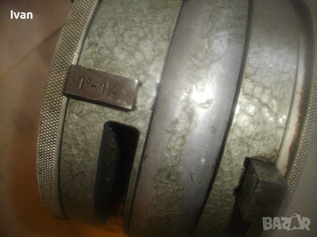 Винтонарезка до 2 цола чехословашка старо качество алуминиева винторез плашка отлична JOPAL 2 NAREX , снимка 11 - Други инструменти - 52720542