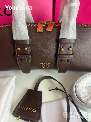 PINKO Escape Bag – кожена чанта | ОРИГИНАЛ, снимка 2 - Чанти - 54048165