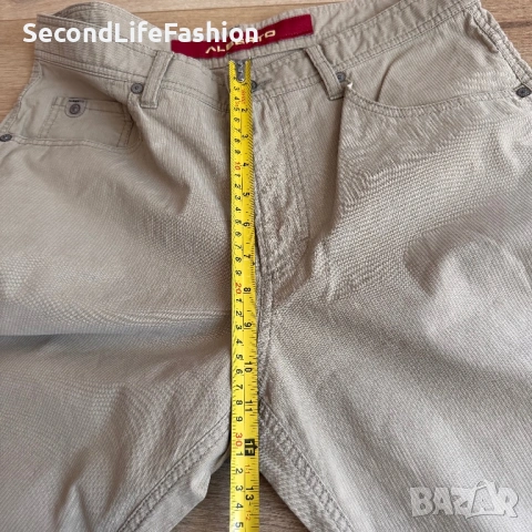 Alberto мъжки панталон бежов размер W33, снимка 5 - Панталони - 54328459