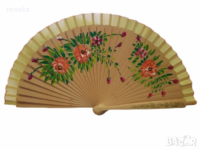 Ветрило Ahelos, Дърво/текстил, Сгъваемо, Бежаво, снимка 1