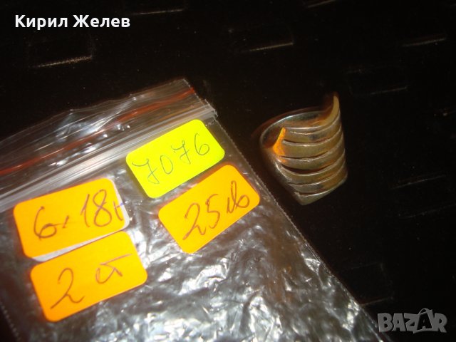 СТАР ВИНТИДЖ СТИЛ СРЕБЪРЕН 925 СРЕБРО ПРЪСТЕН с ПАТИНА 7076, снимка 5 - Пръстени - 30330678