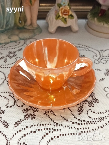 Сервиз за чай и кафе от Anchor Hocking. Ретро чар за вашия дом ., снимка 12 - Сервизи - 51596207