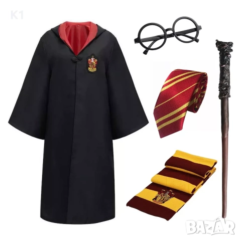 Детски костюм на Хари Потър Harry Potter костюм с аксесоари , снимка 4 - Детски комплекти - 52152012