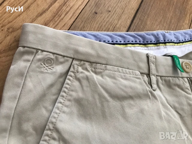 Мъжки спортно елегантен панталон “UNITED COLORS OF BENETON, Slim, N38, снимка 3 - Панталони - 51308017