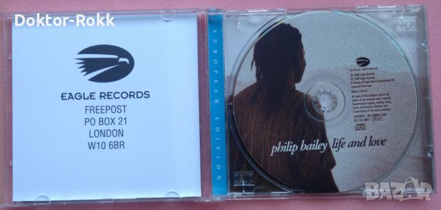  Philip Bailey – Life And Love (1998, CD), снимка 3 - CD дискове - 36974901