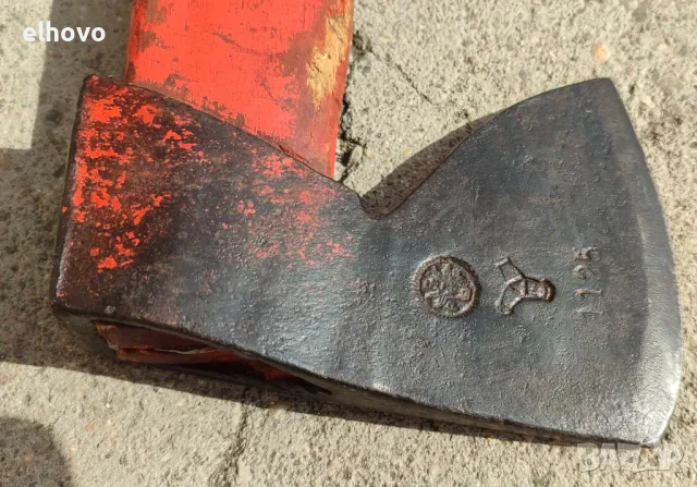 Стара брадва с дълга дръжка Ochsenkopf, снимка 3 - Антикварни и старинни предмети - 47603380