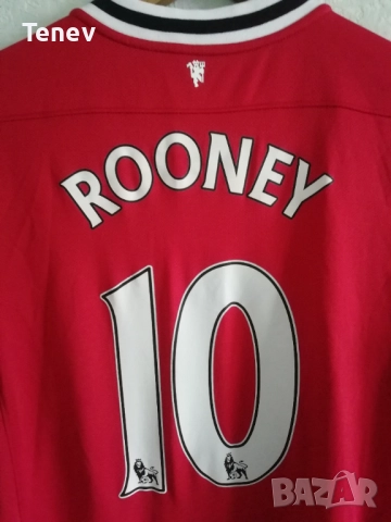 Manchester United Rooney Nike шампионска оригинална тениска фланелка Манчестър Юнайтед Рууни екип , снимка 3 - Тениски - 52883241