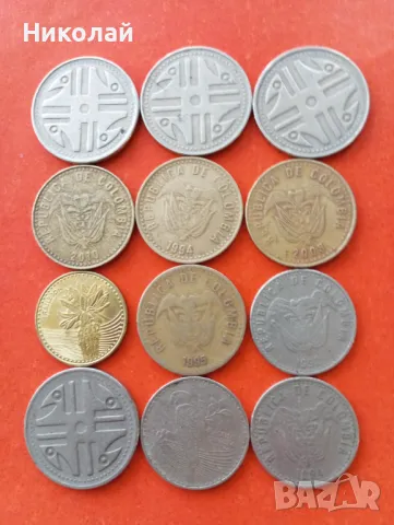 Лот монети Колумбия , снимка 4 - Нумизматика и бонистика - 49024449