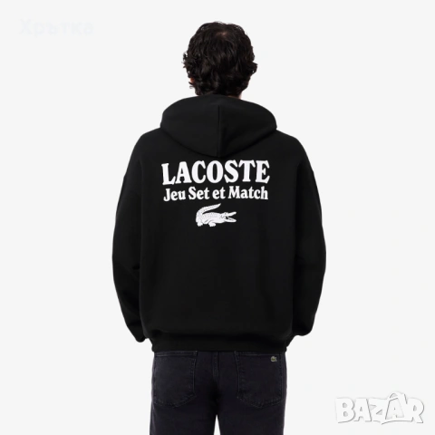 Lacoste Multi Print Hoodie - Оригинален мъжки суитшърт размер L, снимка 3 - Суичъри - 53928660