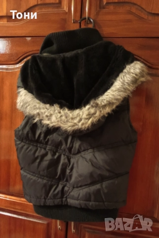SISTER'S POINT Оригинал Нова Дамска Зимна Грейка с Качулка с Пух XS , снимка 9 - Якета - 52326681