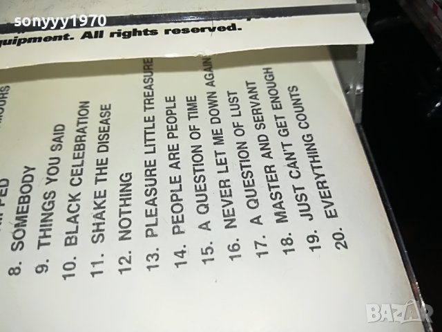 DEPECHE MODE CD STUMM 101-КАСЕТА 2408222034, снимка 12 - Аудио касети - 37792149