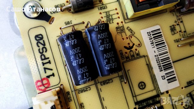 TOSHIBA 48L5435DG със счупена матрица ,17IPS20 ,17MB95M ,17WFM03 ,VES480UNVS-3D-M01 ,GE010RF1-V1.0, снимка 8 - Части и Платки - 30447974