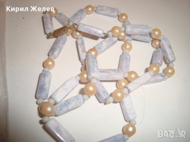 АРТ ГЕРДАН КАМЪНИ и ПЕРЛИ ВИНТИДЖ СТИЛ 14993, снимка 6 - Колиета, медальони, синджири - 30410831