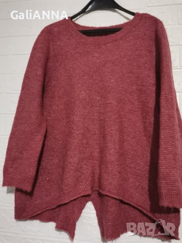 СТРАХОТНА ТУНИКА ПЛЕТИВО ПЕПЕЛ ОТ РОЗИ 2XL, снимка 2 - Туники - 38631554