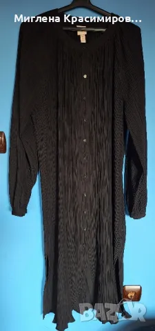 Черна рокля HM, снимка 5 - Рокли - 48272154