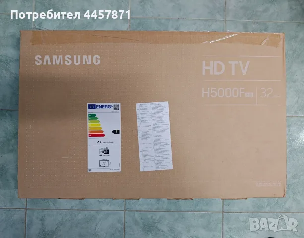 Почти НОВ Samsung 32" SMART TV (Tizen) H5000F – 32 инча LED