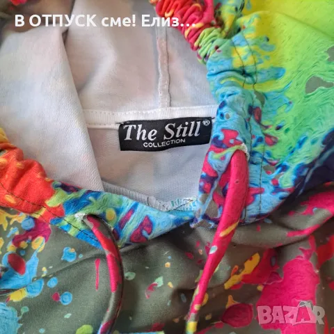 Суичер.туника рокля торбест електрик цветове, снимка 4 - Суичъри - 50206466