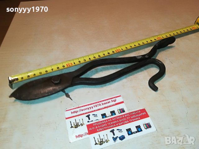 РЕТРО НОЖИЦИ ЗА ЛАМАРИНА 1510222011, снимка 2 - Антикварни и старинни предмети - 38341156