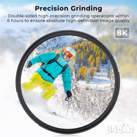 Beschoi 82 mm UV протекторен филтър, 32-слойно нано покритие, снимка 4 - Обективи и филтри - 42458874