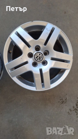 ОРИГИНАЛНИ ДЖАНТИ ЗА ФОЛСВАГЕН 5Х100Х57.1-15 ЦОЛА, снимка 6 - Гуми и джанти - 53254452