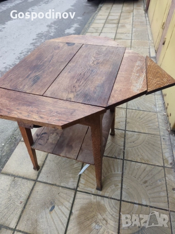 Ретро / Винтидж помощна масичка, снимка 2 - Антикварни и старинни предмети - 53303170