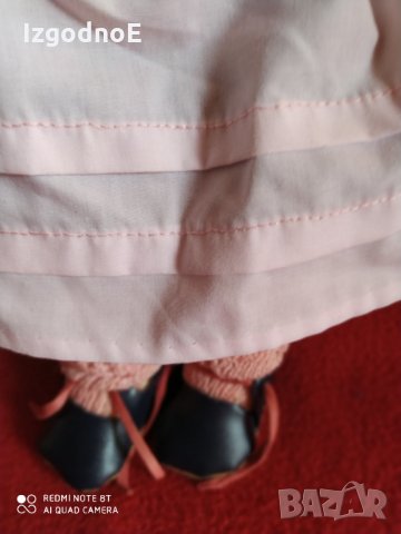 Стара ръчно изработена кукла момиче за колекционери но и за игра, снимка 4 - Колекции - 29699271