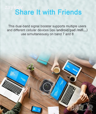 Усилвател на сигнала за мобилен телефон Orpey 2G 3G 4G с антена, снимка 6 - Друга електроника - 44531644