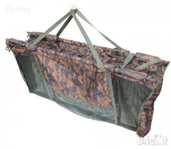 ПРОМО ZFISH Camo Floating Weighing Sling плуващ карпсак/теглилка с калъф