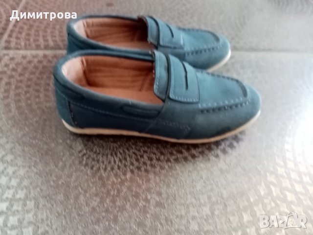 Сини мокасини за малък кавалер LC Waikiki