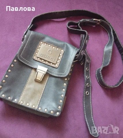 Чанта естествена кожа Гучи