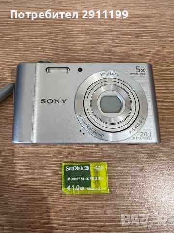 Фотоапарат Sony 20,1Mp с подаръци, снимка 7 - Фотоапарати - 54242593