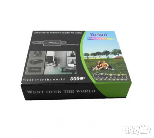 Универсален адаптер с множество сменяеми накрайници и USB порт, снимка 2 - Други стоки за дома - 52094083