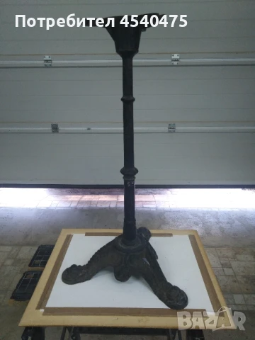 Маса с чугунена стойка 