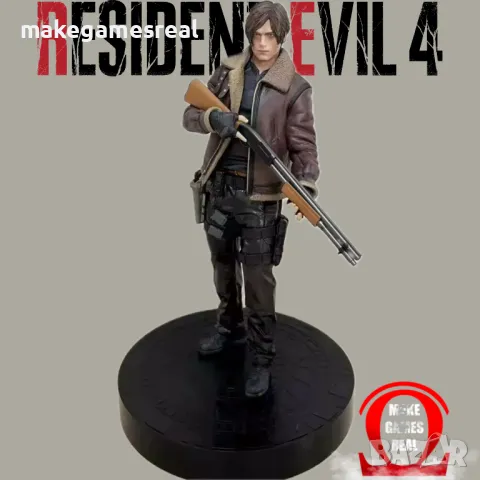 Екшън фигура Resident Evil 4 - Leon S. Kennedy, снимка 2 - Аксесоари - 49103229