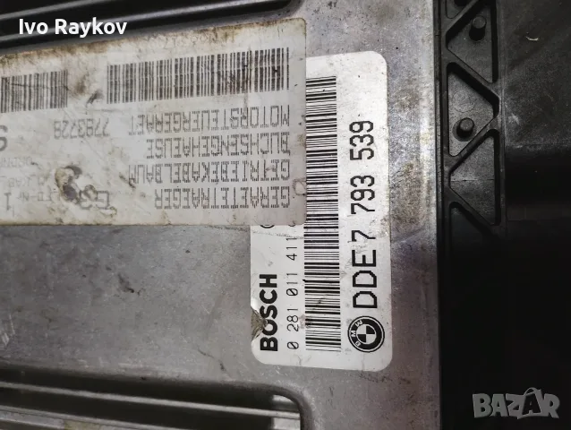 Компютър , двигател , ECU , BMW 3 E46 , 7793539 , 0281011411, снимка 2 - Части - 56144550