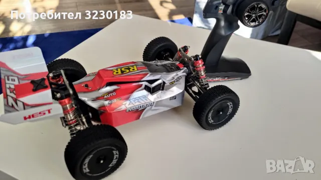  Количка с дистанционно 4x4 WLtoys 144001, снимка 9 - Дронове и аксесоари - 48379560