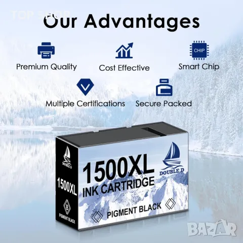 DOUBLE D PGI-1500XL касети с мастило за смяна на принтер Canon PGI-1500XL, снимка 8 - Консумативи за принтери - 49487930