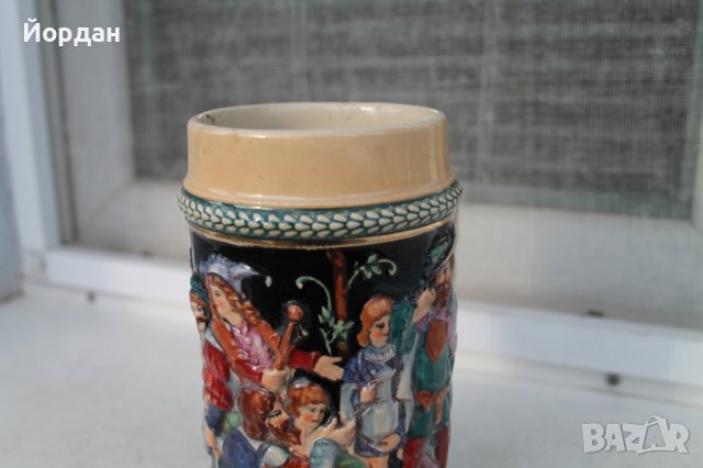 Ръчно рисувана немска халба , снимка 4 - Колекции - 39593921