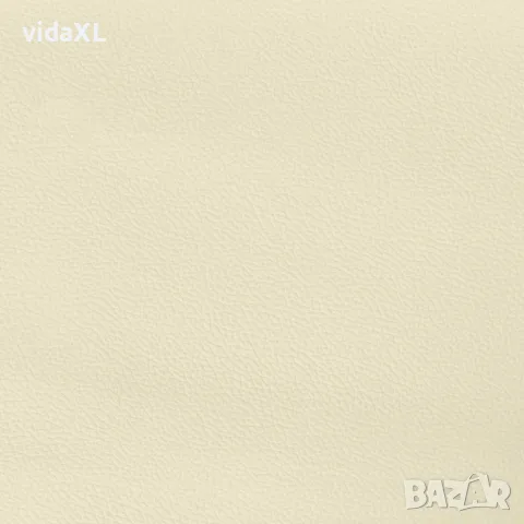 vidaXL Рамка за легло с табла без матрак, кремава, 180x200 см, снимка 8 - Спални и легла - 56147173