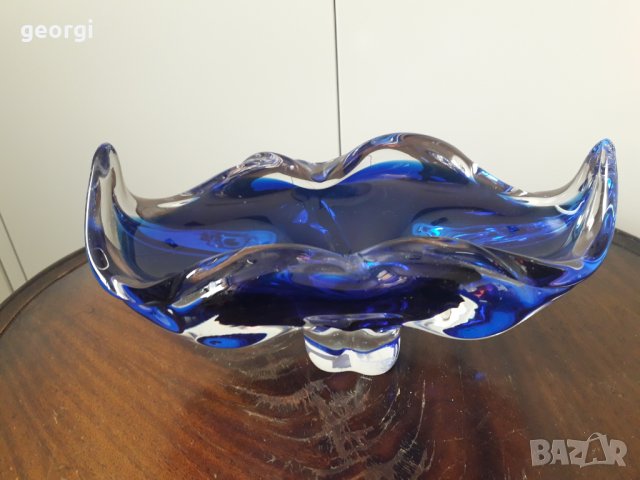 Двуцветно стъкло Murano, снимка 2 - Антикварни и старинни предмети - 31909154